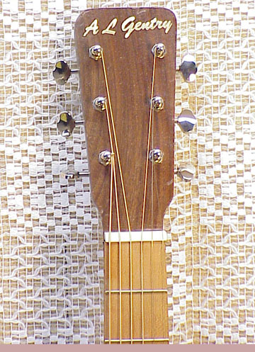 000-Style Walnut 3-piece Headstock View